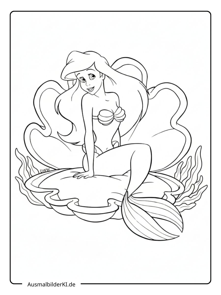Arielle Die Meerjungfrau Ausmalbilder (12)
