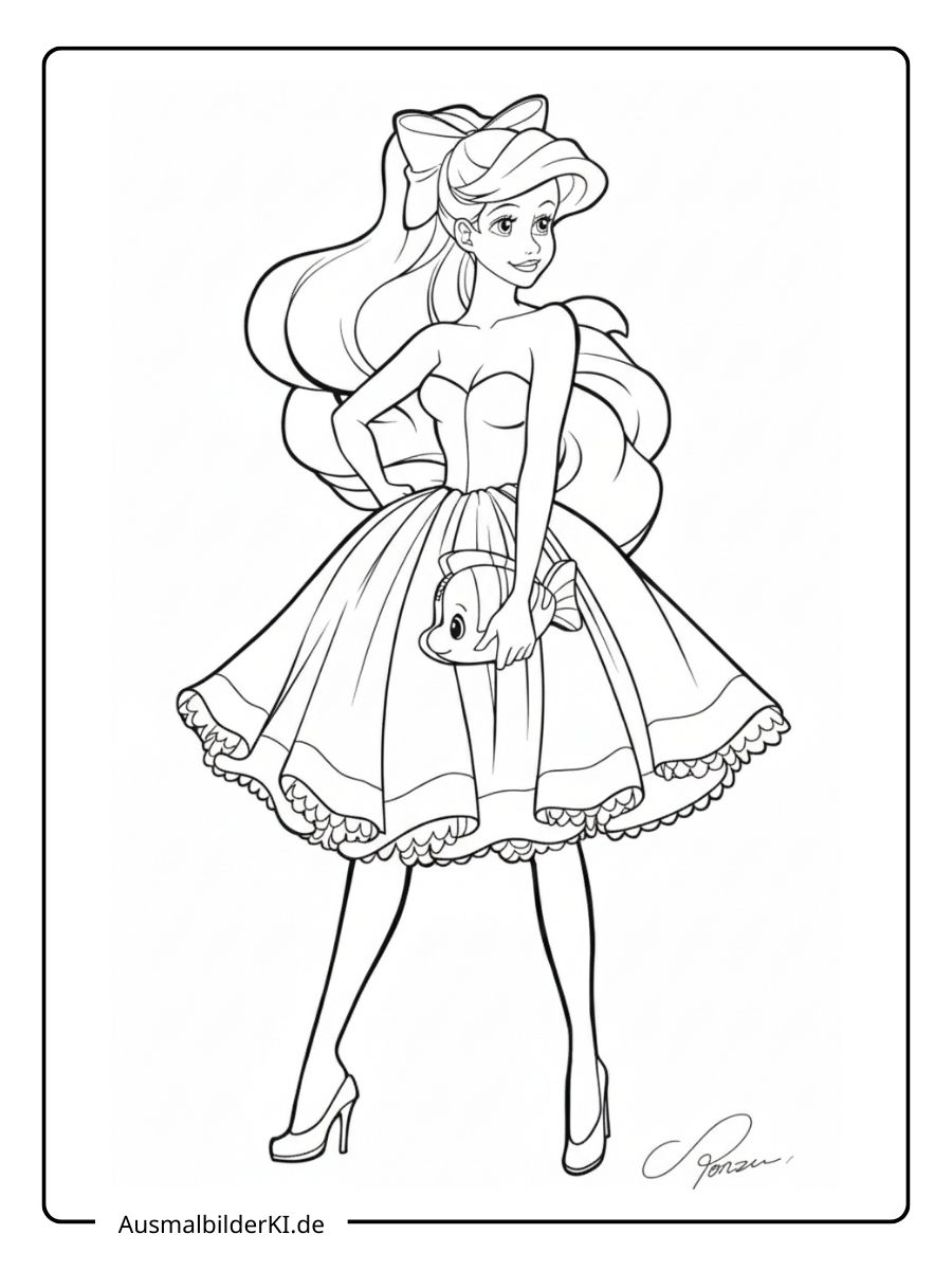 Arielle Die Meerjungfrau Ausmalbilder (13)