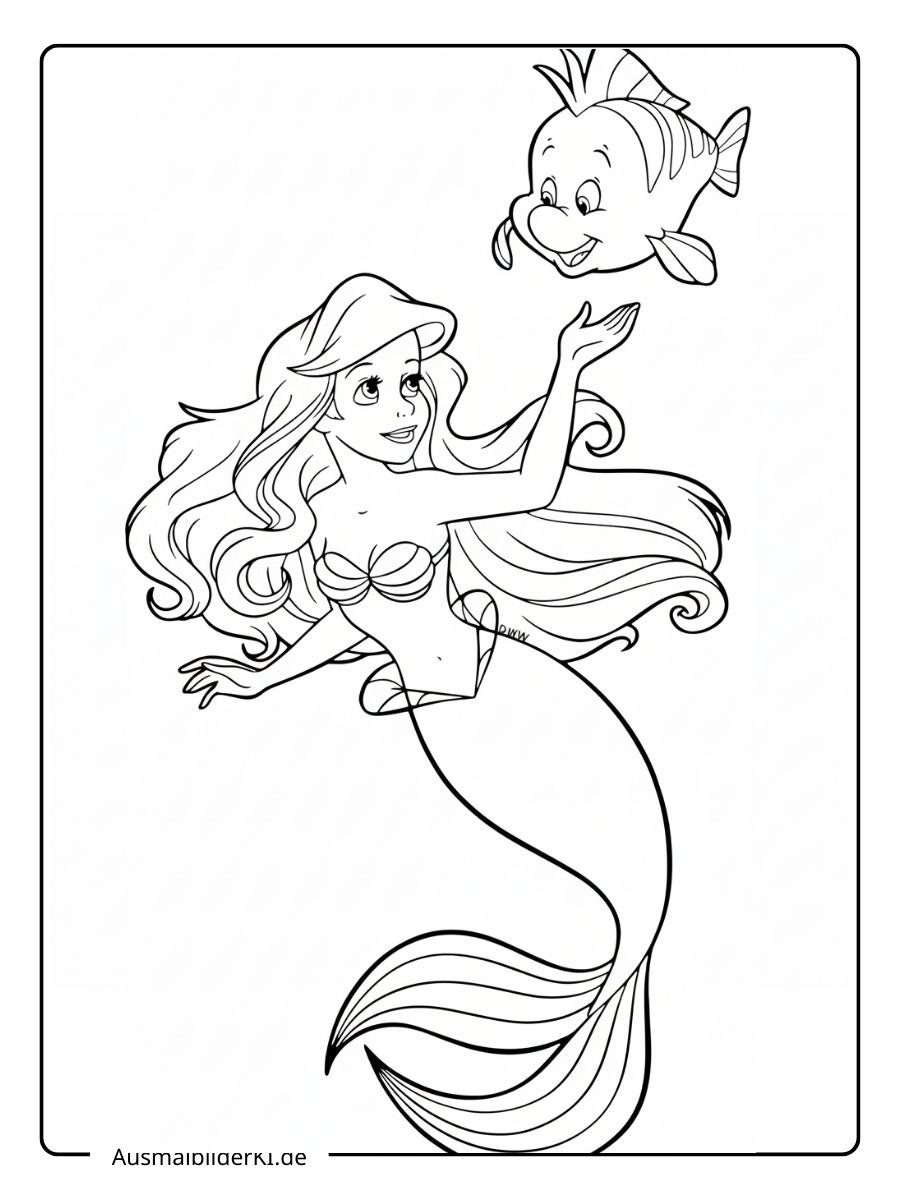 Arielle Die Meerjungfrau Ausmalbilder (15)