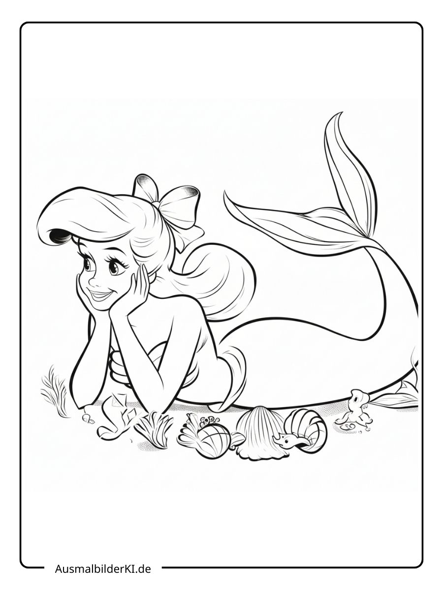 Arielle Die Meerjungfrau Ausmalbilder (16)