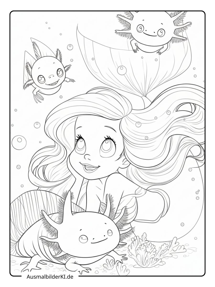 Arielle Die Meerjungfrau Ausmalbilder (2)