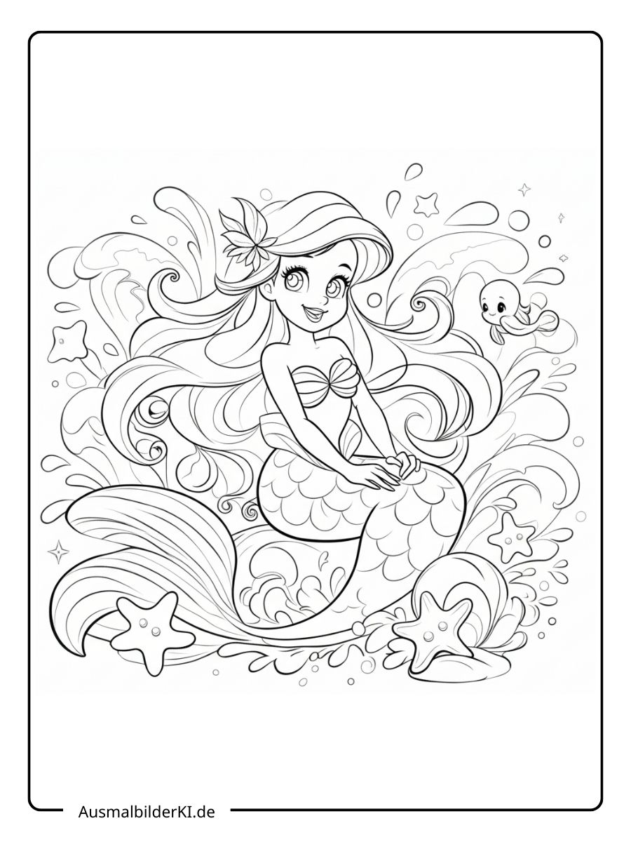 Arielle Die Meerjungfrau Ausmalbilder (20)