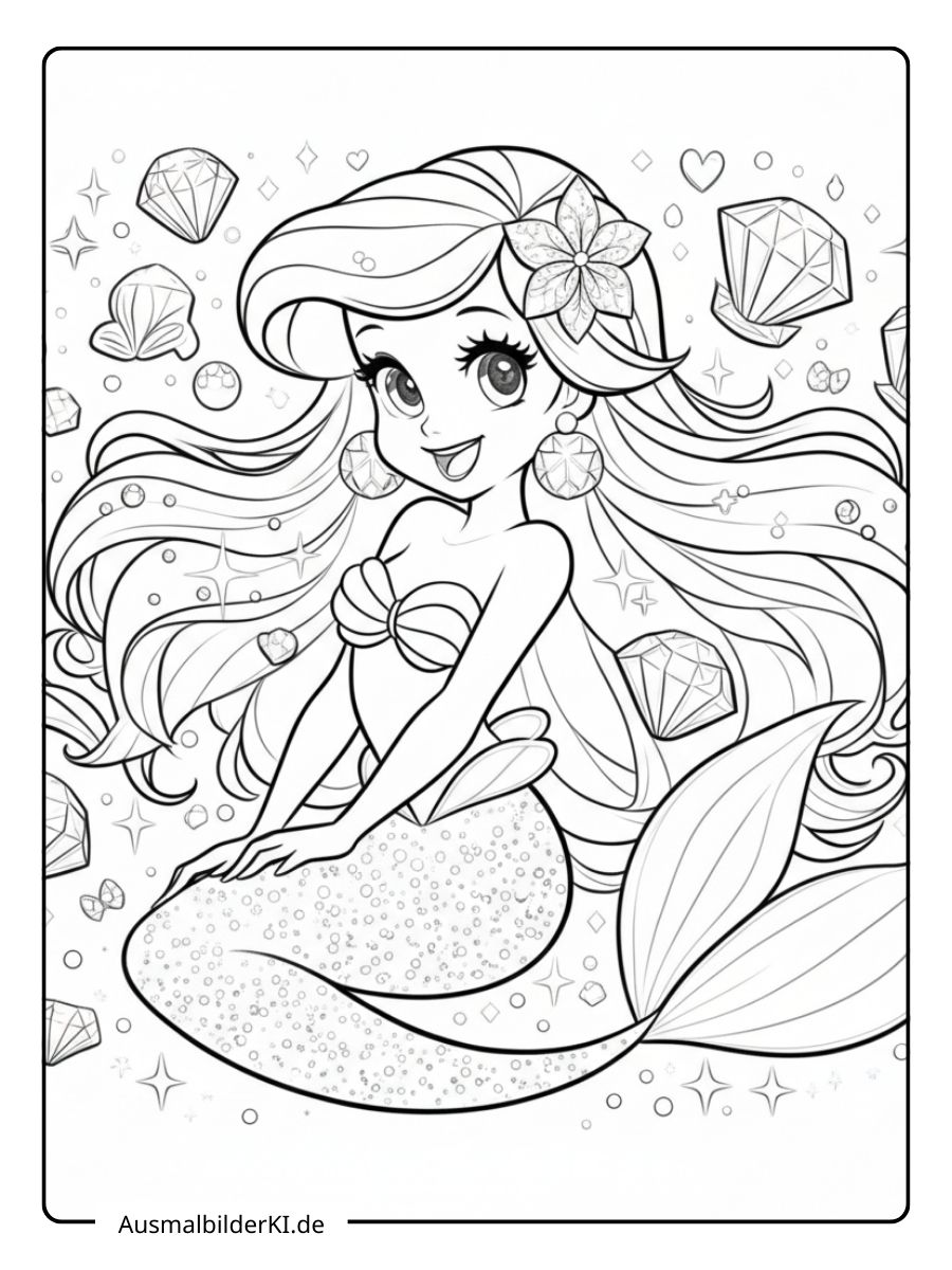 Arielle Die Meerjungfrau Ausmalbilder (5)