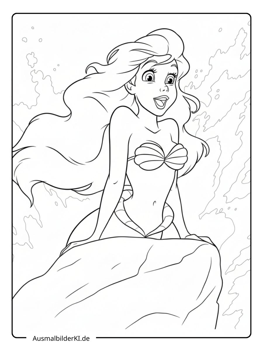 Arielle Die Meerjungfrau Ausmalbilder (6)