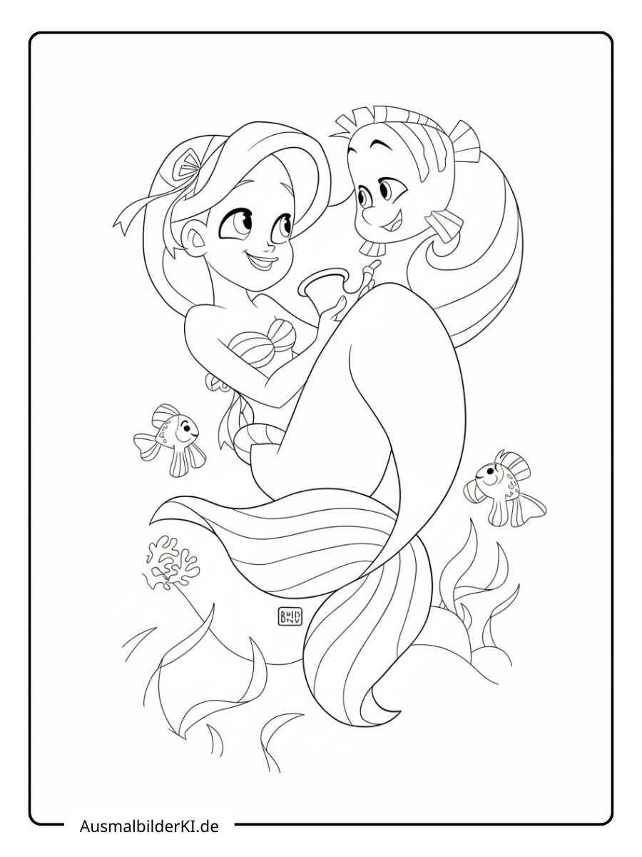 Arielle Die Meerjungfrau Ausmalbilder