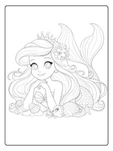Arielle die Meerjungfrau Ausmalbilder Ein Unterwasser Abenteuer