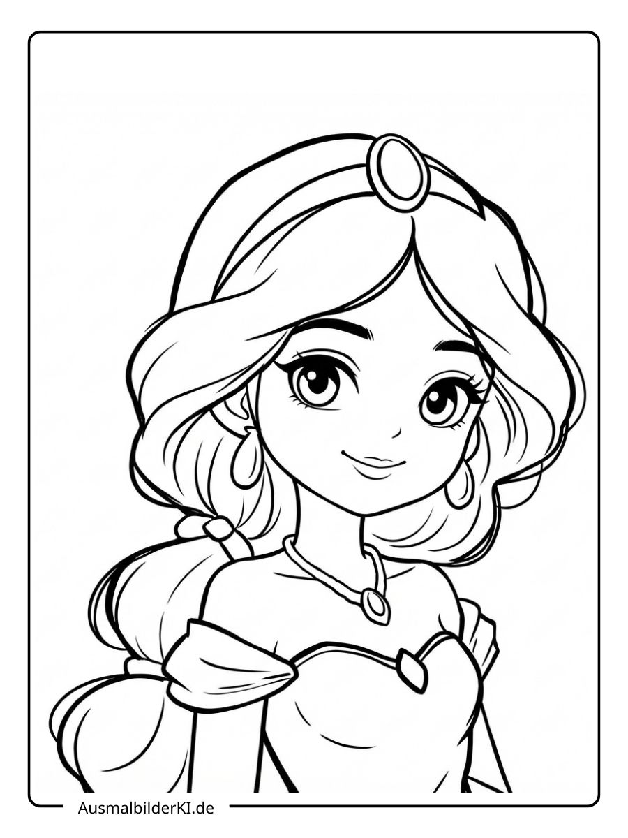 Ausmalbilder Disney Prinzessinnen (2)