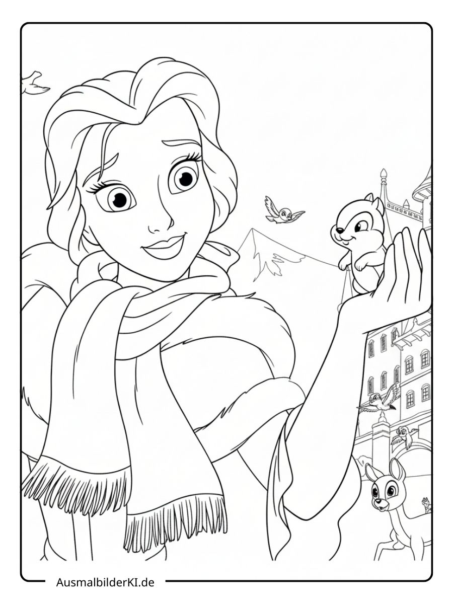 Ausmalbilder Disney Prinzessinnen (22)