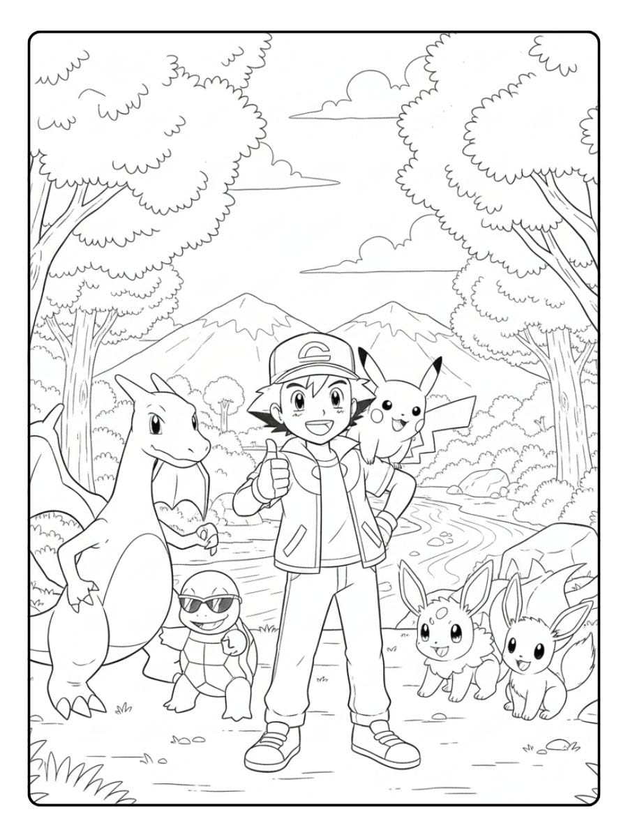 Ausmalbilder Pokemon Kostenlos