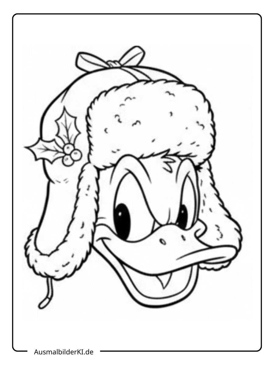 Ausmalbilder Weihnachten Disney 15