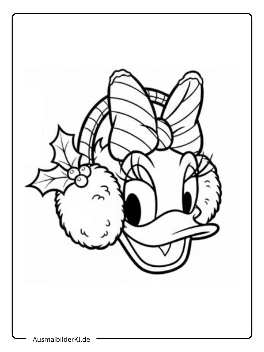 Ausmalbilder Weihnachten Disney 17