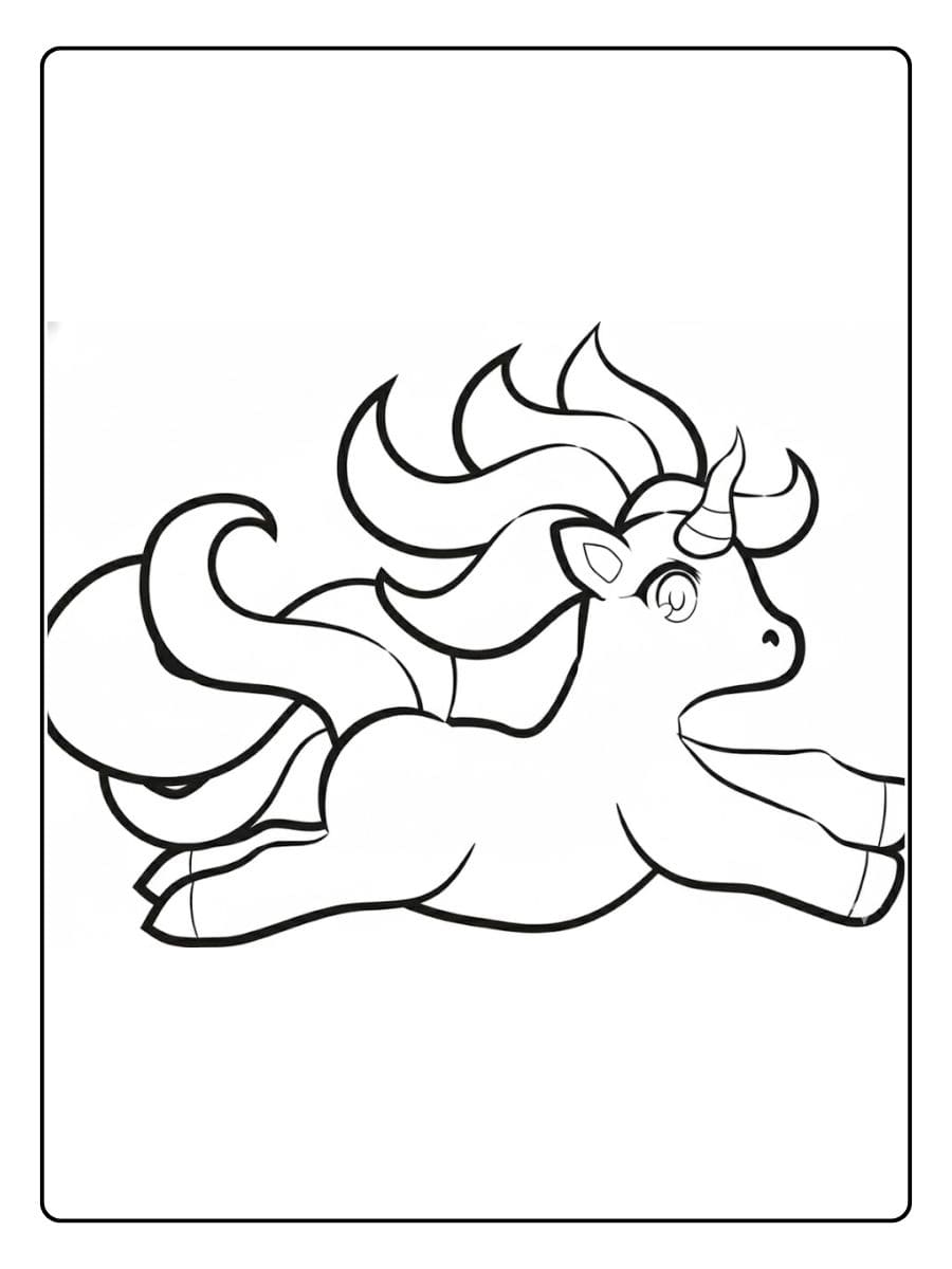 Einhorn Ausmalbilder Einhorn Prinzessin mit Blumenkranz