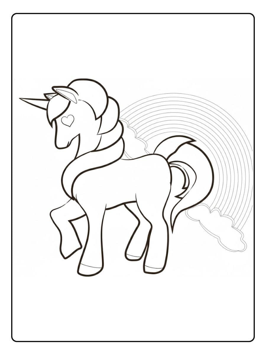 Einhorn Ausmalbilder Magische Einhorn Freundschaft