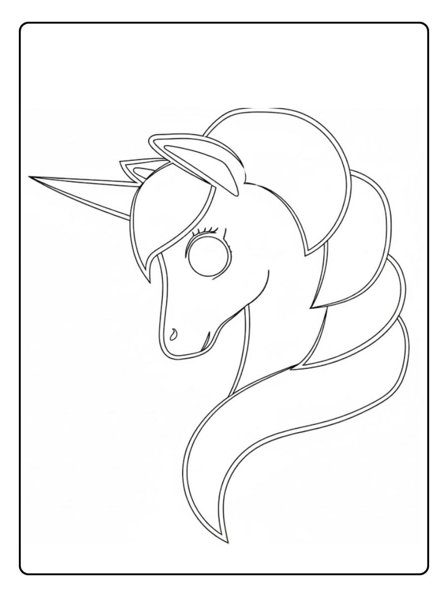 Einhorn Ausmalbilder Tänzelndes Einhorn