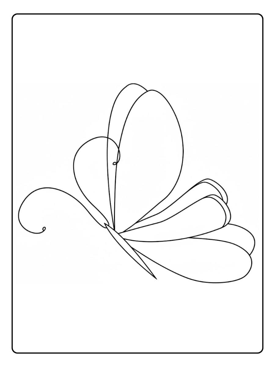 Großer Schmetterling zum Ausmalen schmetterling ausmalbild