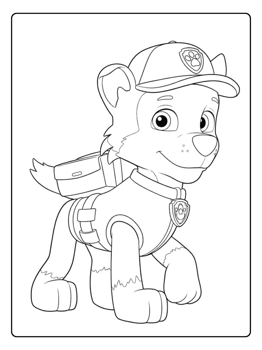 Paw Patrol Ausmalbilder Teamgeist