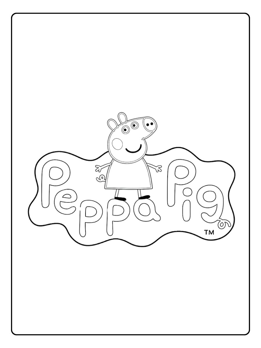Peppa Wutz Ausmalbild Ready to Play