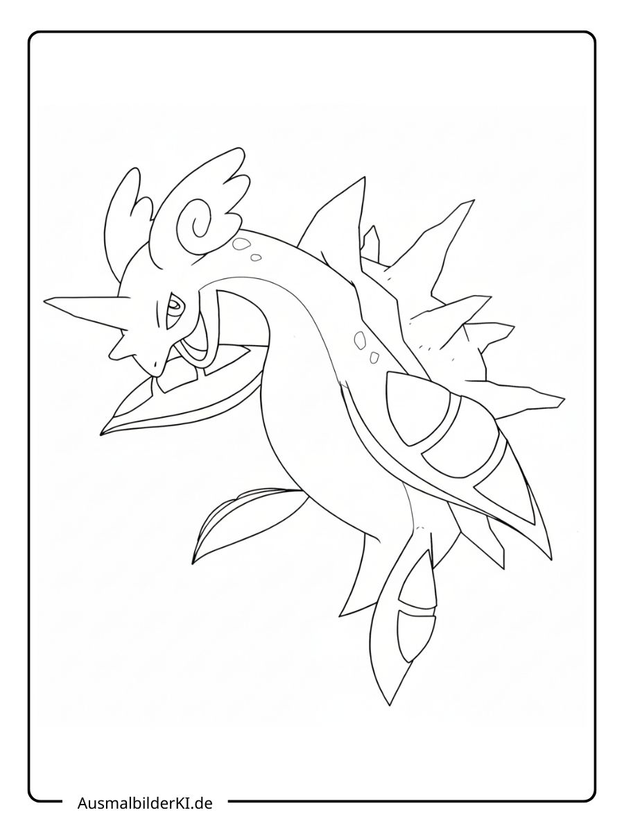 Pokémon Ausmalbilder Legendäre - Palkia