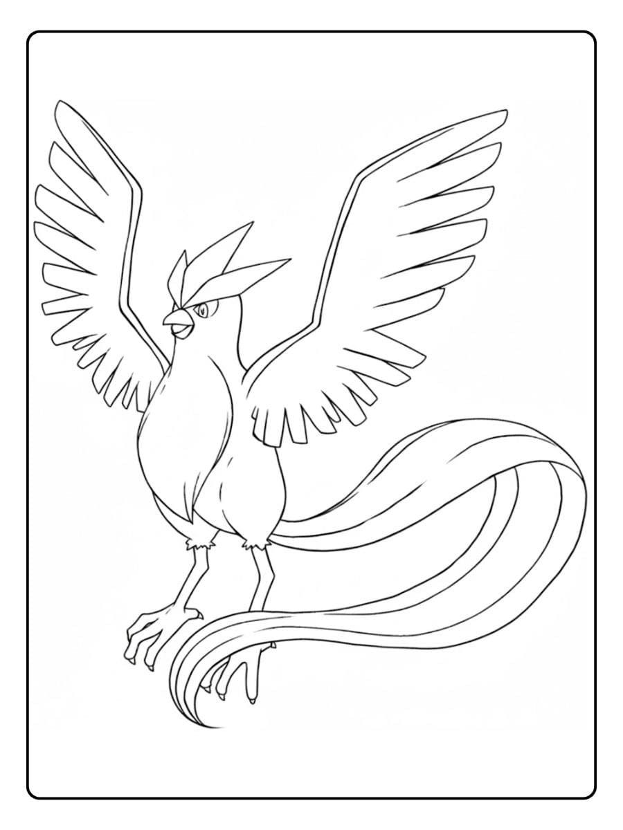 Pokemon Ausmalbilder Legendäre Arktos