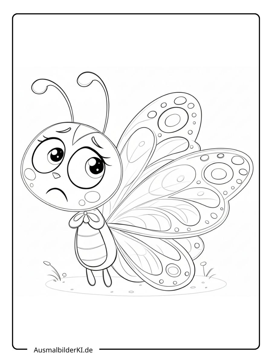 Schmetterling Ausmalbild (11)