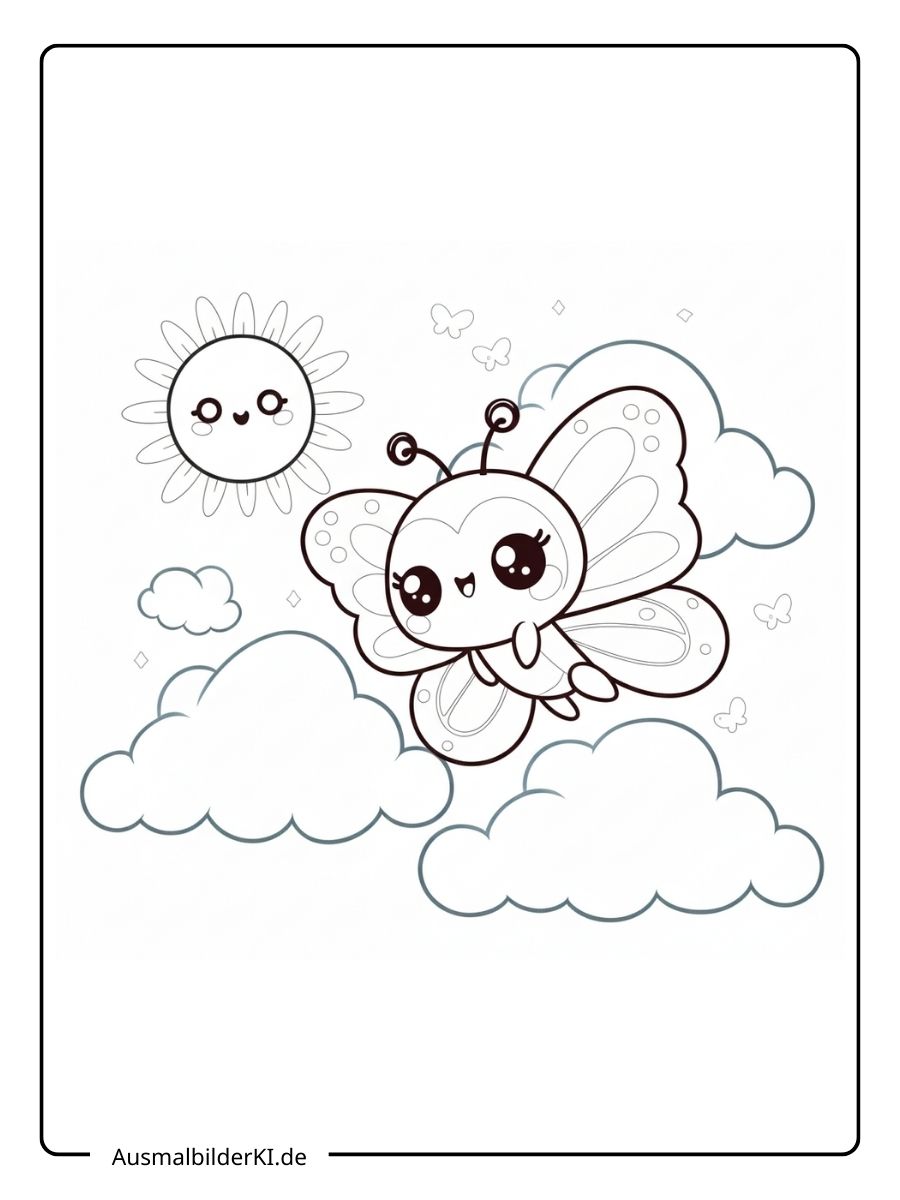 Schmetterling Ausmalbild (16)