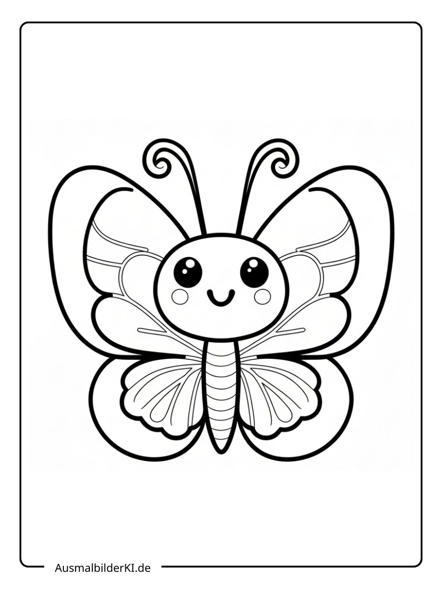 Schmetterling Ausmalbild (17)
