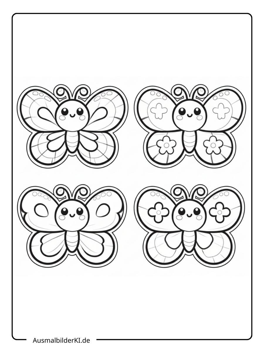 Schmetterling Ausmalbild (18)