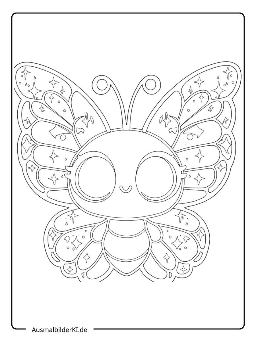 Schmetterling Ausmalbild (19)