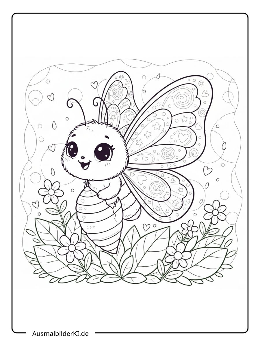 Schmetterling Ausmalbild (6)