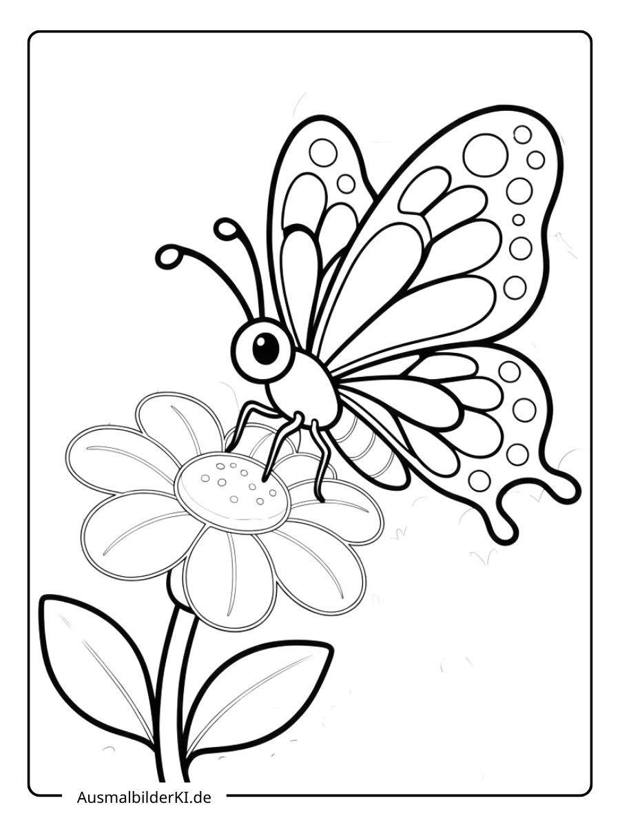 Schmetterling Ausmalbild