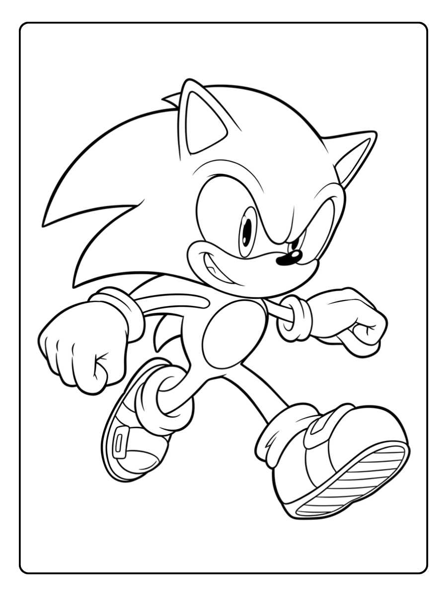 Sonic Ausmalbilder Der Bauarbeiter Welpe in Gelb