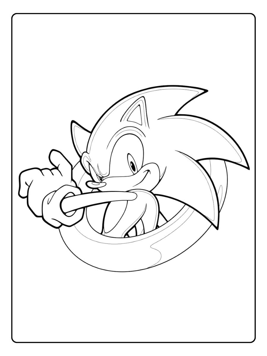 Sonic ausmalbilder Tails fliegt