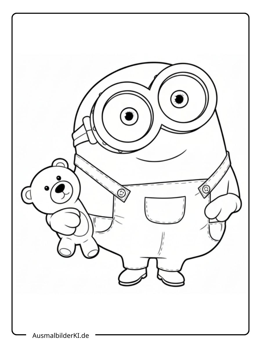 Zeichentrick Ausmalbilder ausmalbilder minion
