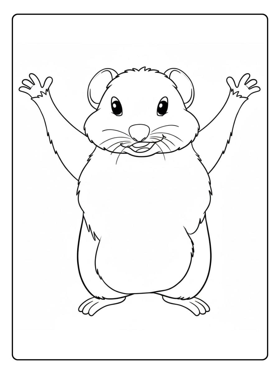 Zwei lächelnde Tierbabys zum Ausmalen Ausmalbilder Tiere Süß