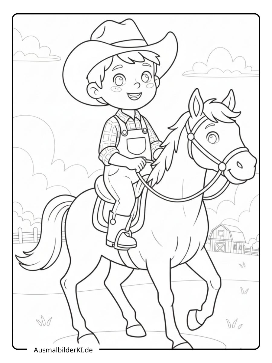 ausmalbild pferd (11)