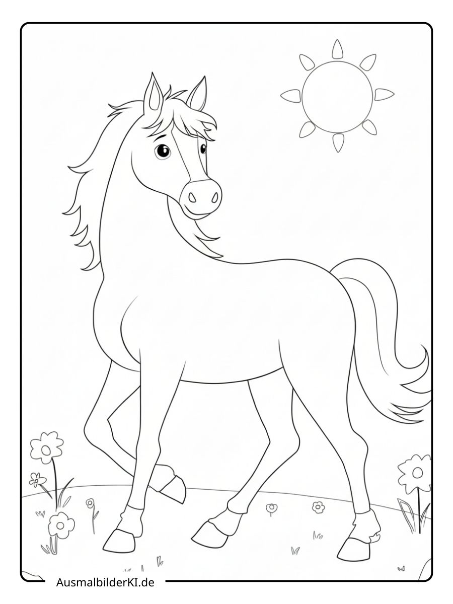 ausmalbild pferd (12)