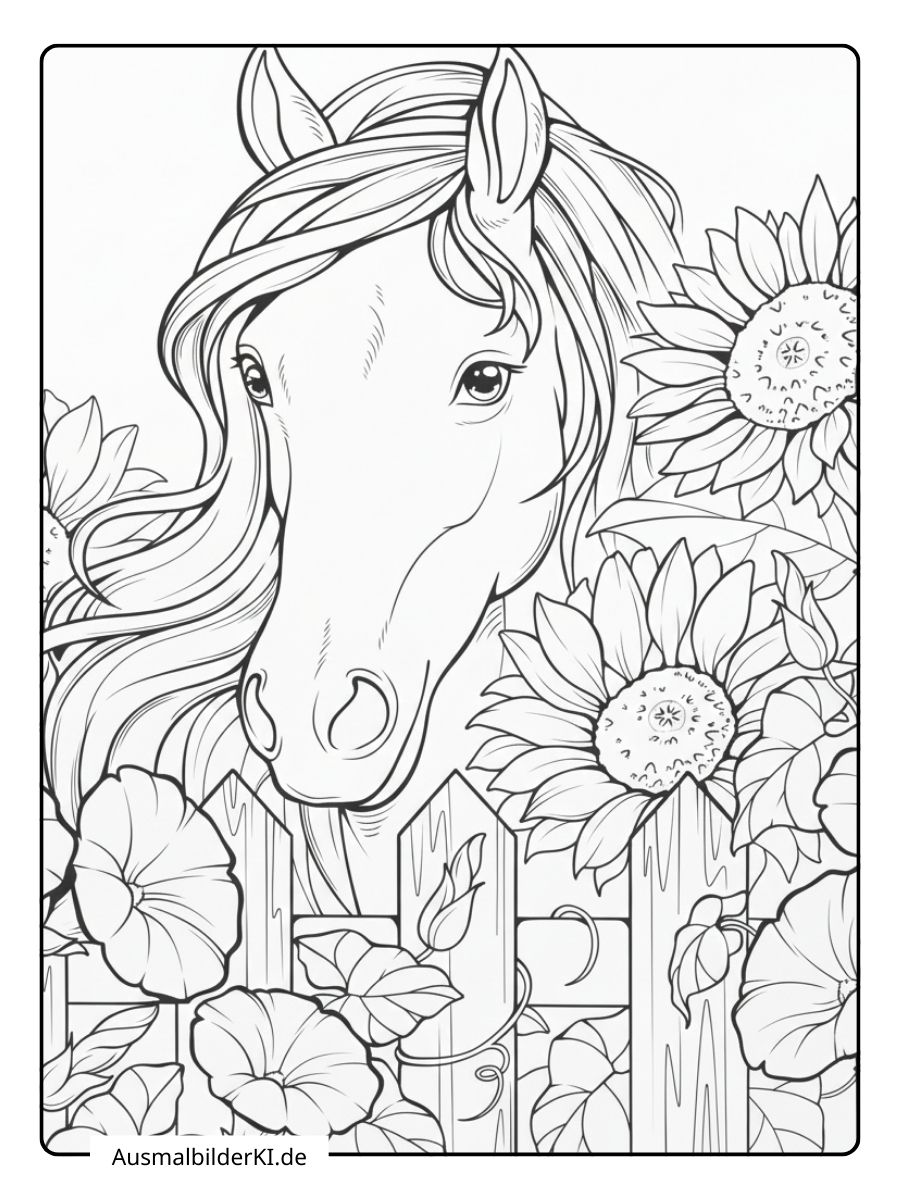 ausmalbild pferd (14)