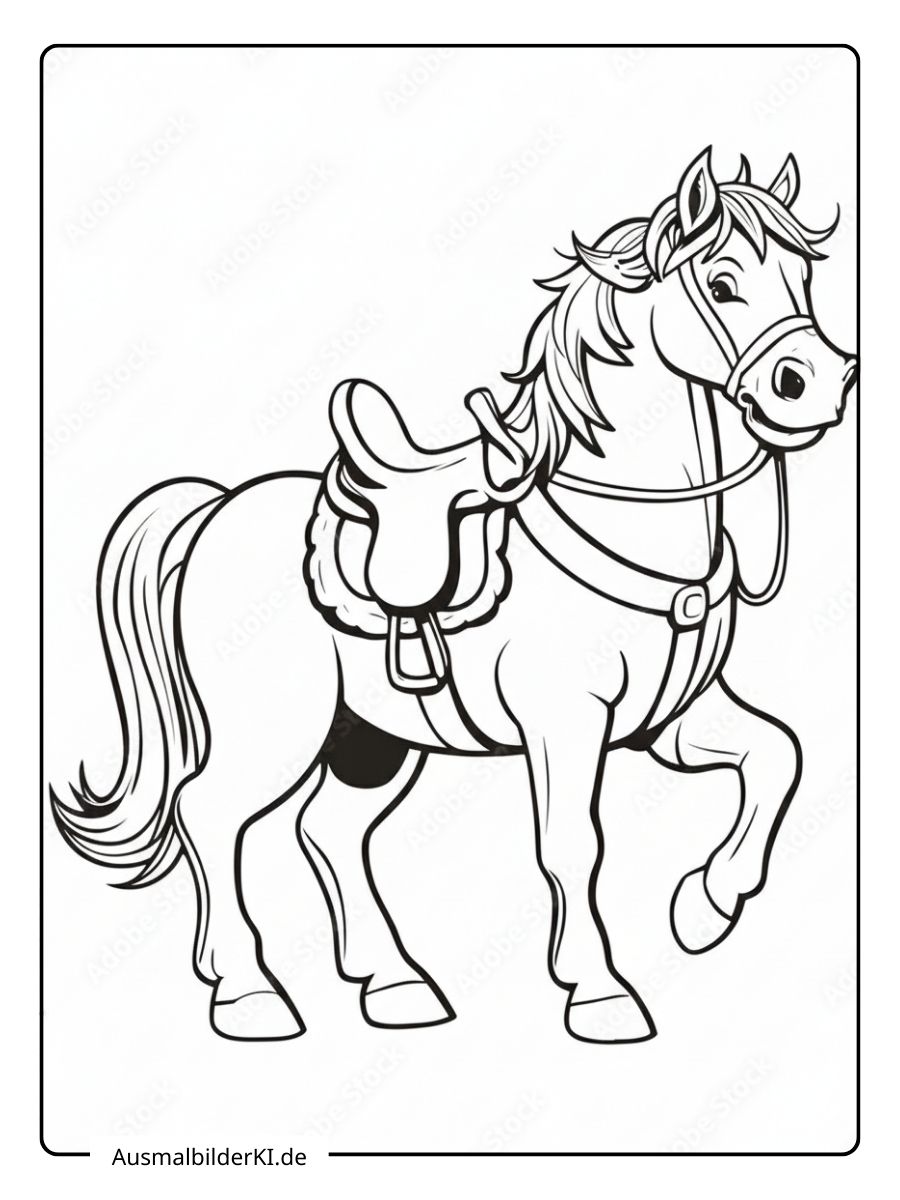 ausmalbild pferd (16)