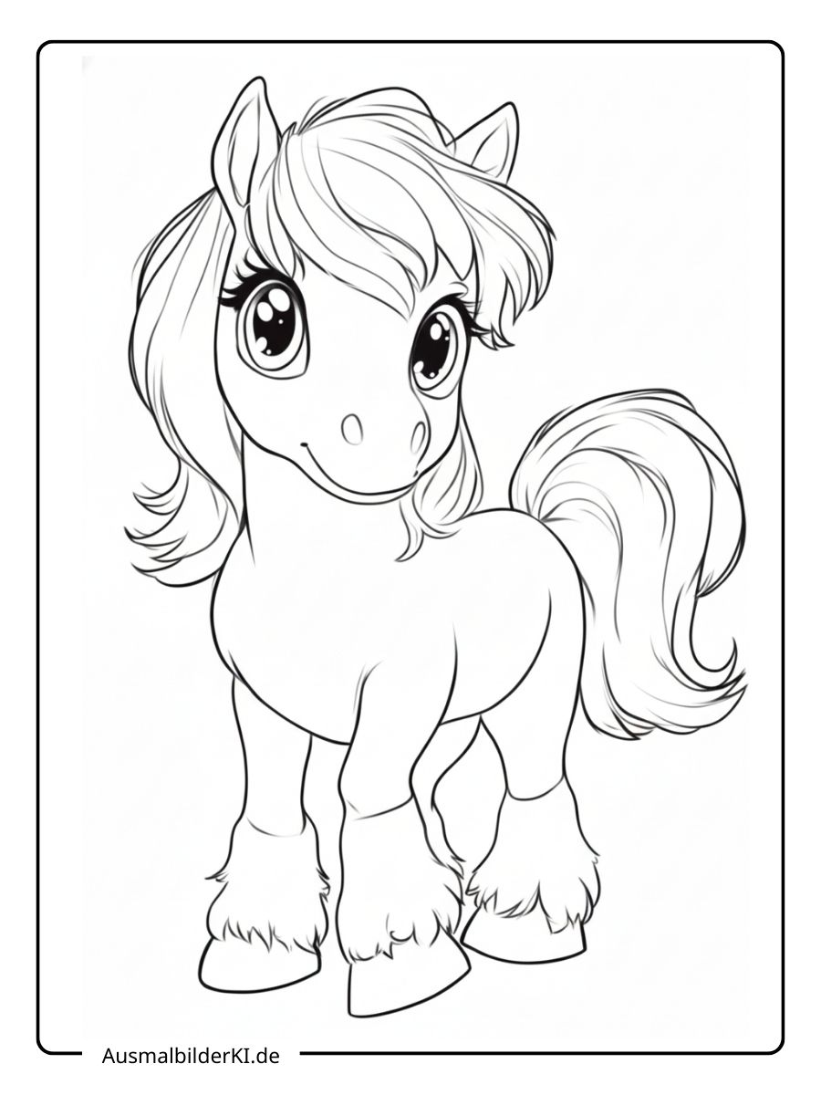 ausmalbild pferd (2)