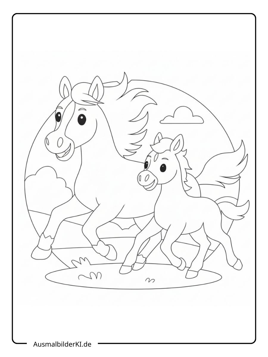 ausmalbild pferd (3)