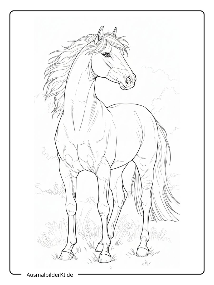 ausmalbild pferd (7)