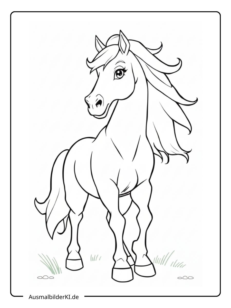 ausmalbild pferd (8)