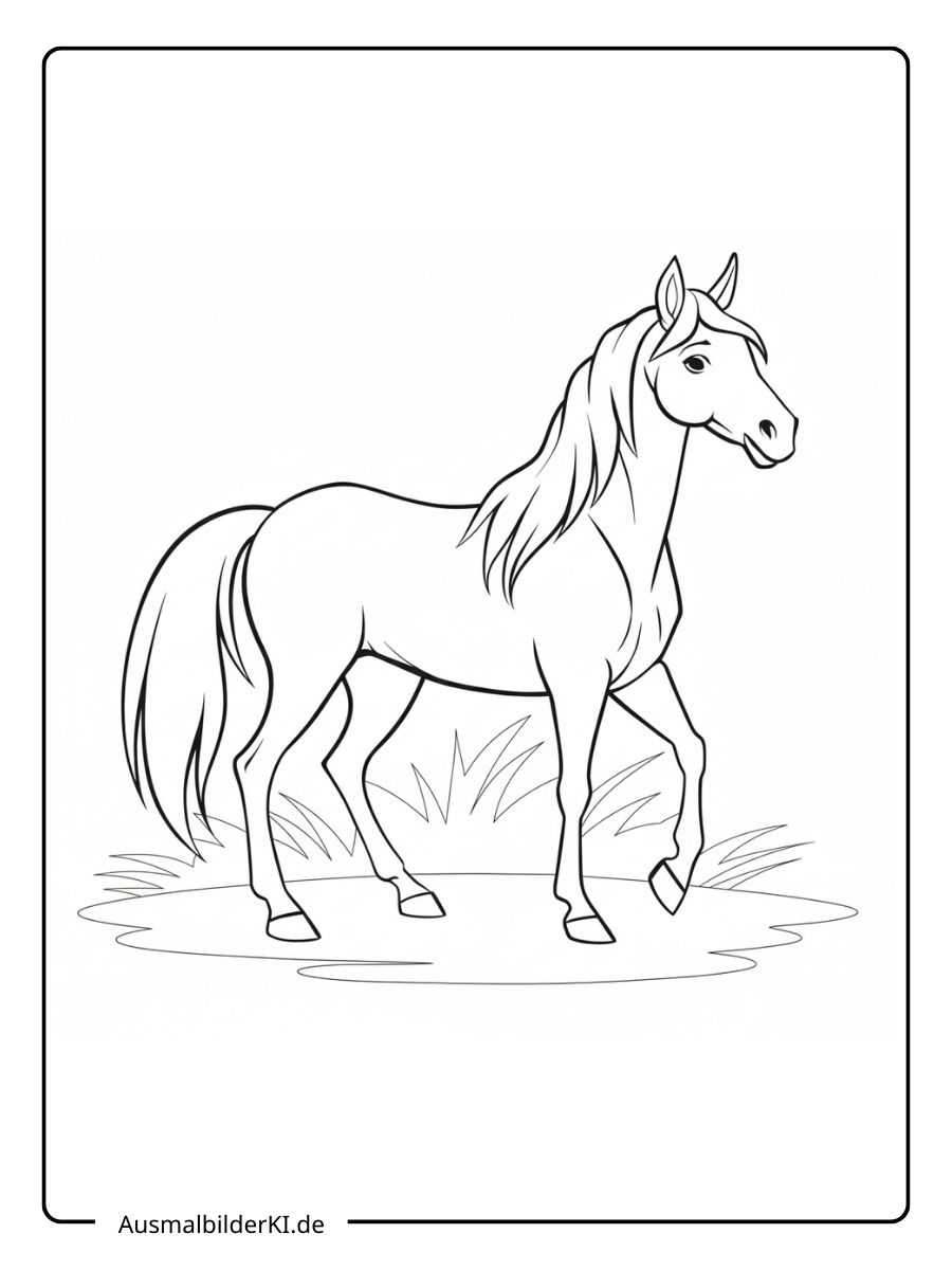 ausmalbild pferd (9)