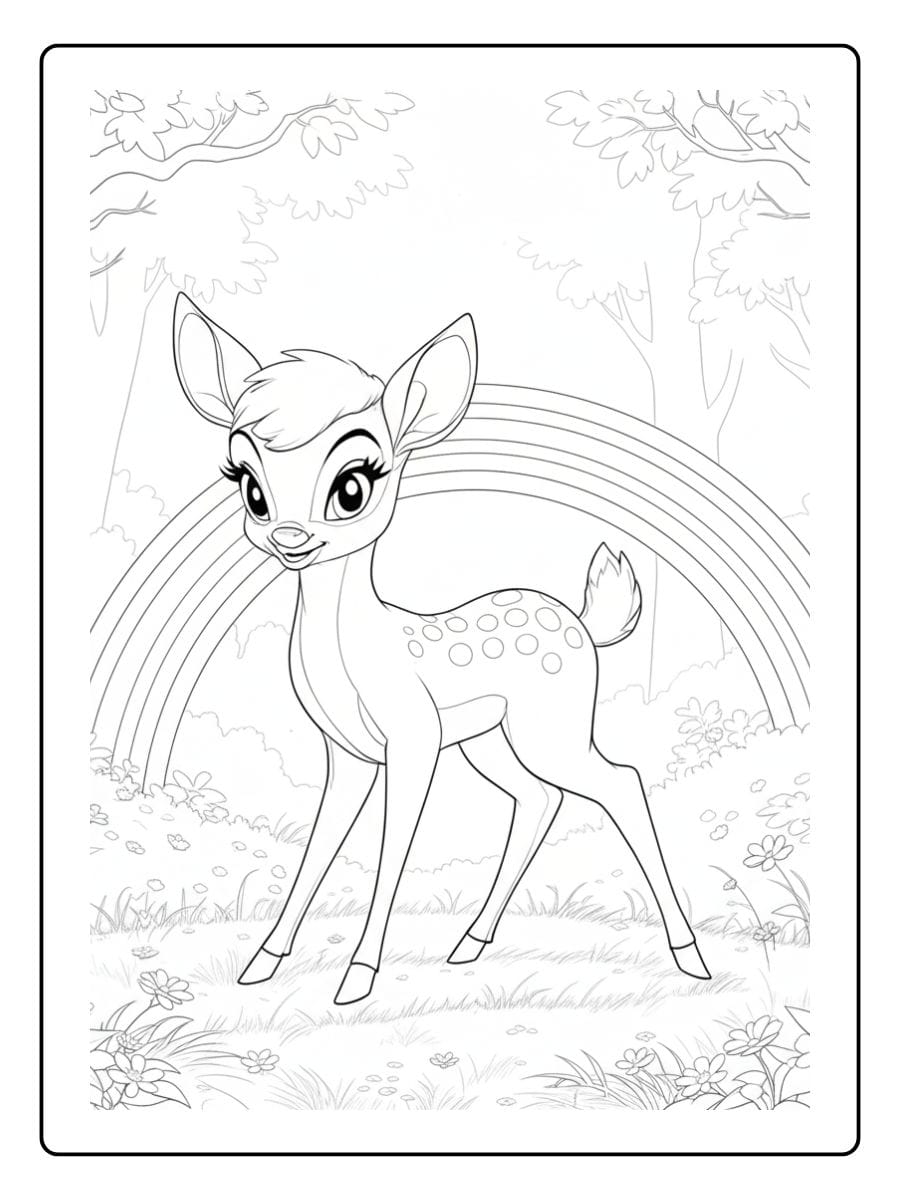 ausmalbild tiere im wald (10)