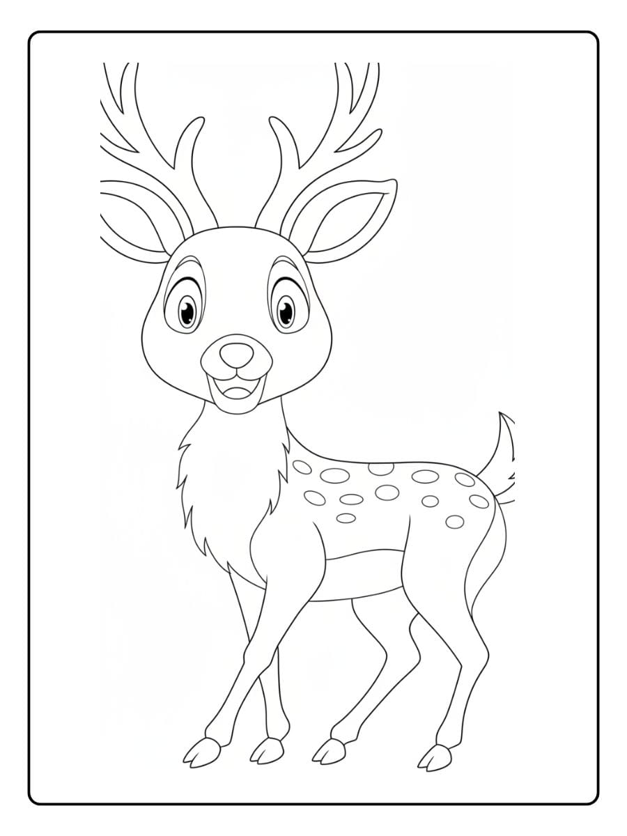 ausmalbild tiere im wald (3)