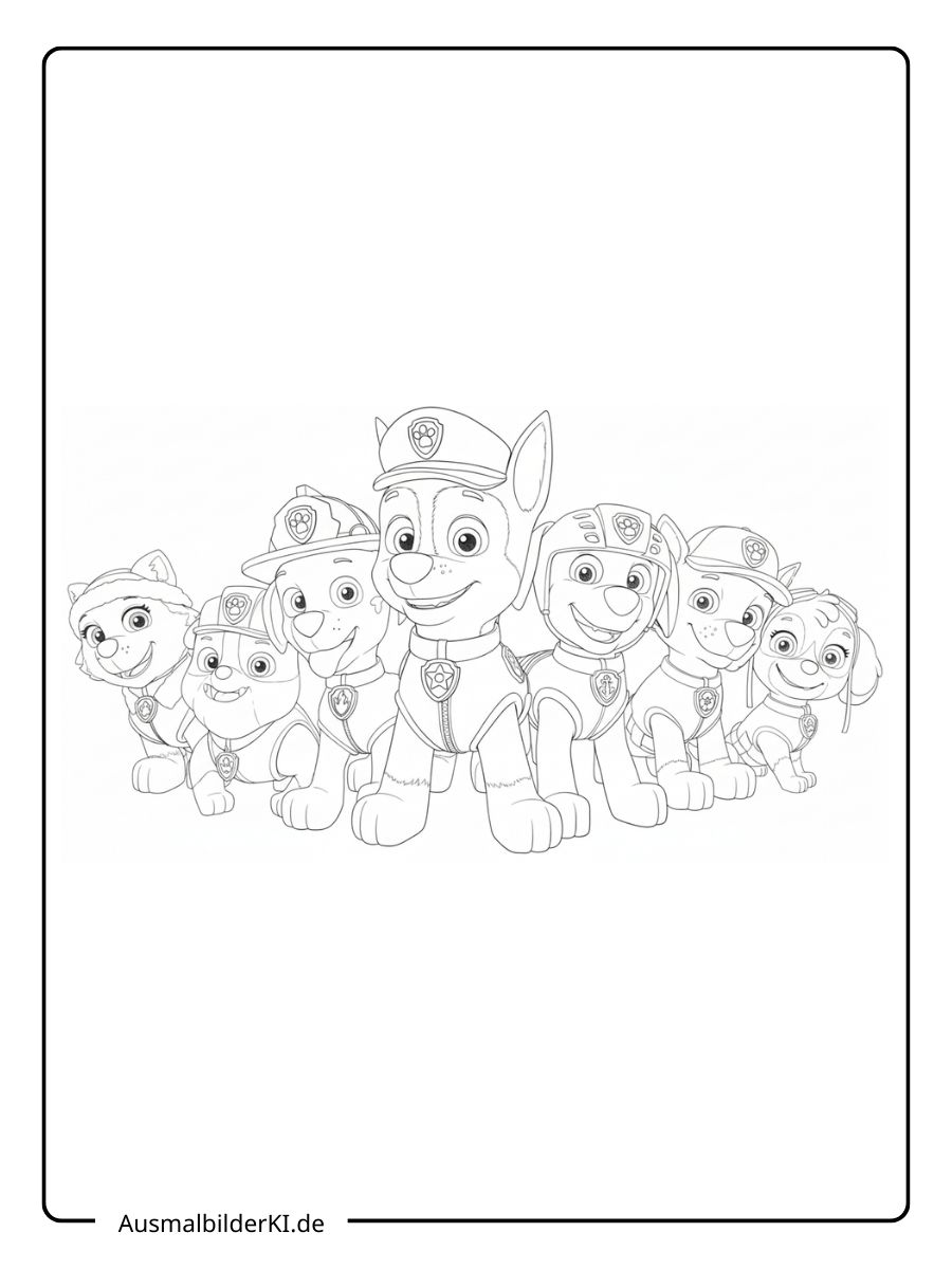 Paw Patrol Rettungsteam – Rettungsteam bereit