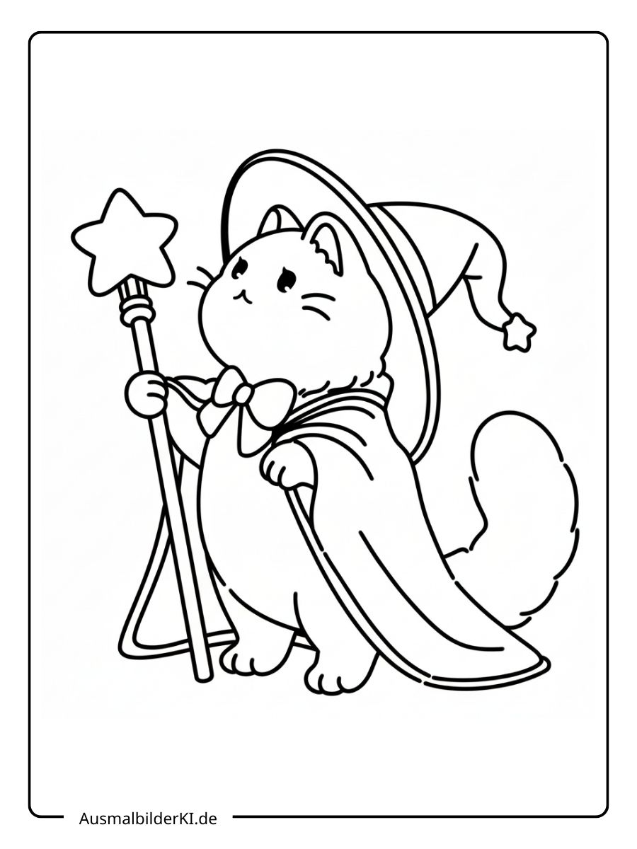 süß Katzen Ausmalbilder (14)