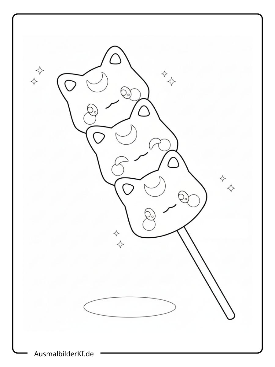 süß Katzen Ausmalbilder (15)