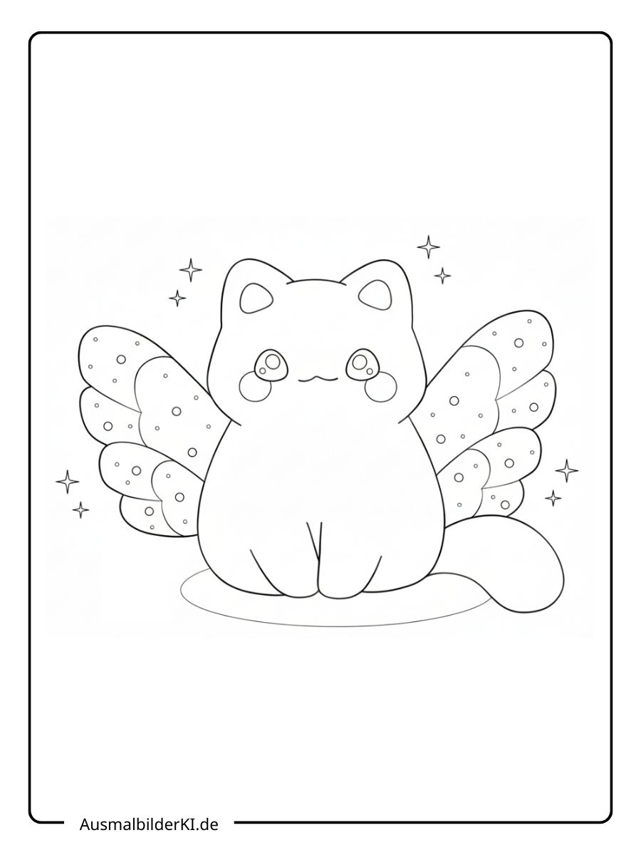 süß Katzen Ausmalbilder (16)