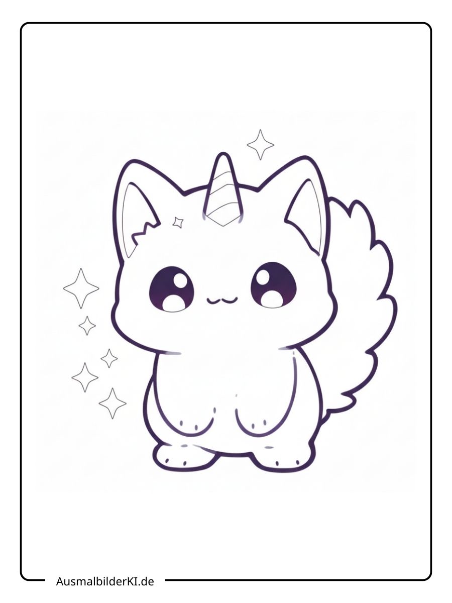 süß Katzen Ausmalbilder (5)
